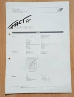 Prospekt Zender Fact 4 Biturbo Studie 1989 technische Infos Nordrhein-Westfalen - Paderborn Vorschau