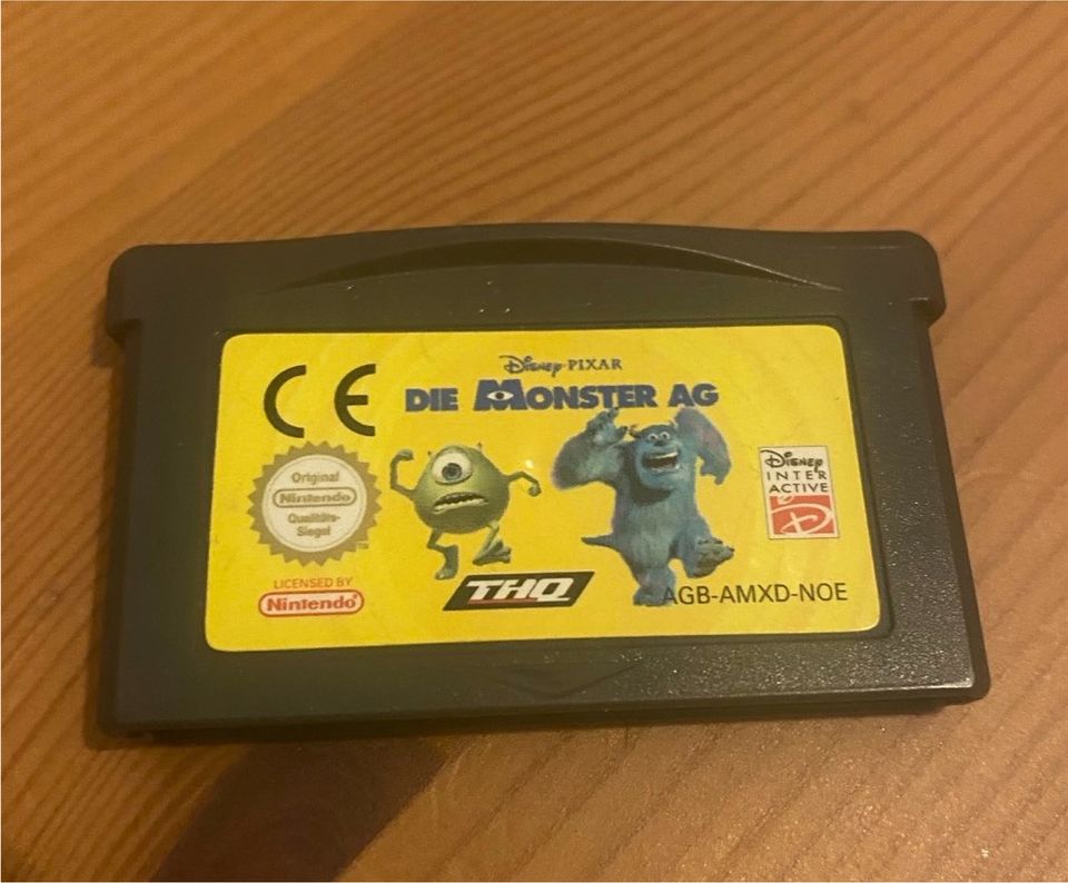 Gameboy Advance Spiel Die Monster AG GBA in Braunsbedra