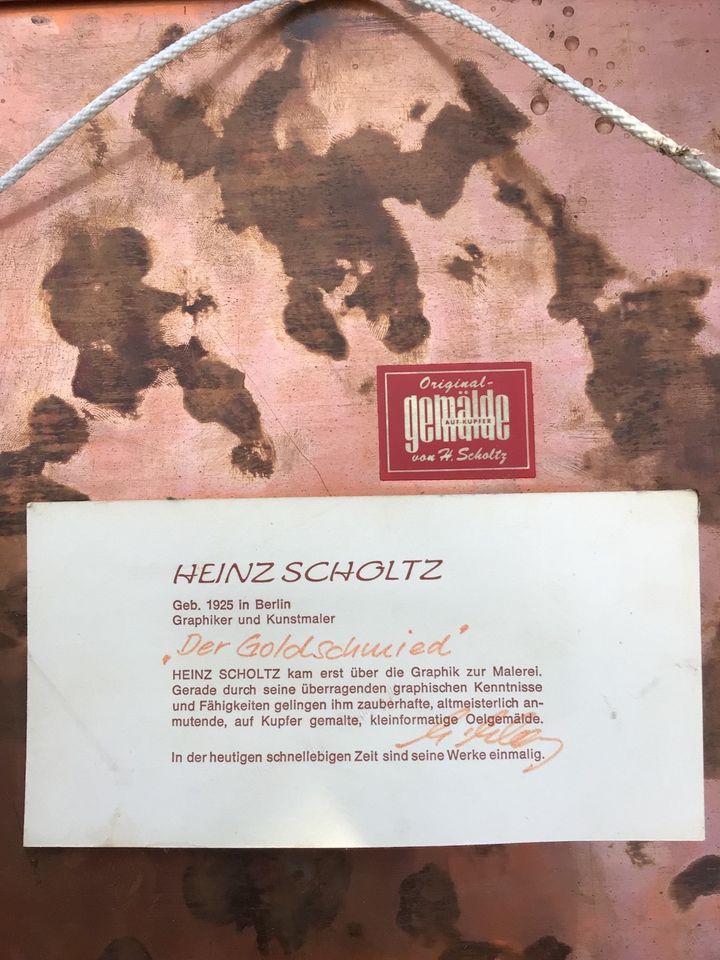 Heinz Scholtz, Der Goldschmied . Original in Braunschweig