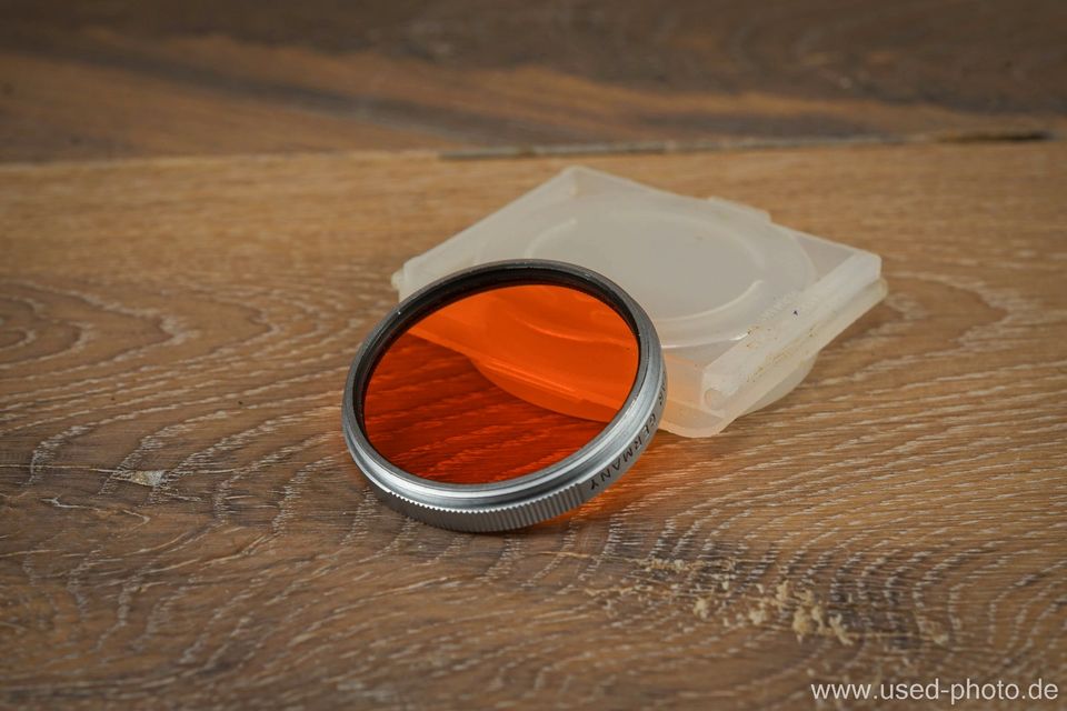 Leitz Leica | 39mm | Orange Filter Chrome HOOGU + Case used-photo in Malsfeld