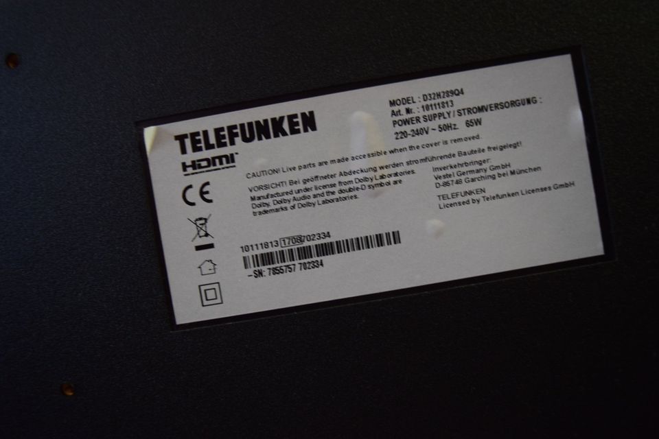 LCD-Fernseher mit Smart TELEFUNKEN D32H289Q4 (81 cm) in Leipzig