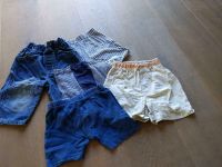 5 kurze Hosen 68 Radlerhose Jeans Bermuda Schlafanzug Bayern - Nordendorf Vorschau