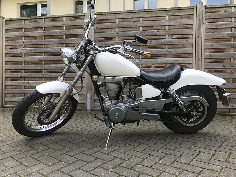 Motorrad SUZUKI LS 650 weiß - OLDTIMER in Köln