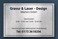 Typenschilder, Lasergravieren, Lasern, Schneiden, Wasserstrahl Brandenburg - Herzberg/Elster Vorschau