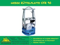 Rüttelplatte Weber CFR 90 Benzin Bodenverdichter Vibrationsplatte Bayern - Rednitzhembach Vorschau