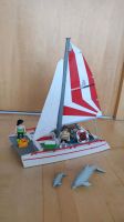 Playmobil 5130 Katamaran Schiff Boot Segelboot Niedersachsen - Stuhr Vorschau