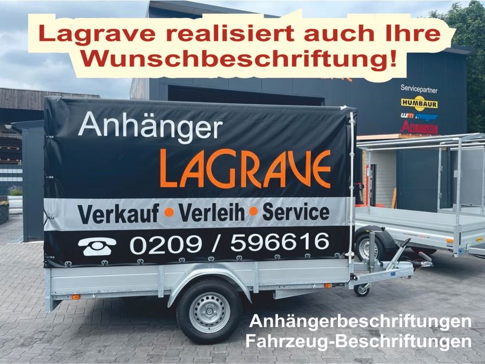 Humbaur HA132513 FS Alu Planenanhänger 251x131x170cm Neu ! in Gelsenkirchen