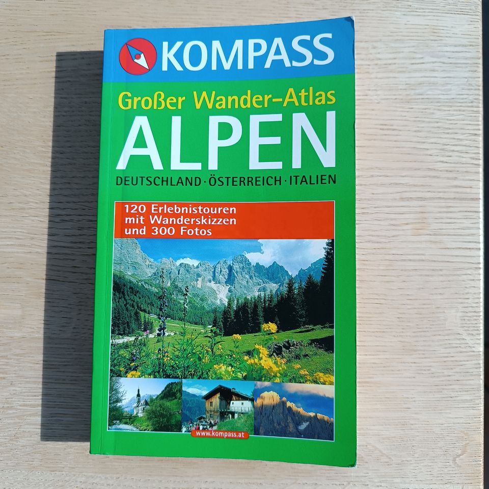 Kompass Großer Wander- Atlas Alpen. Buch. in Weiden (Oberpfalz)