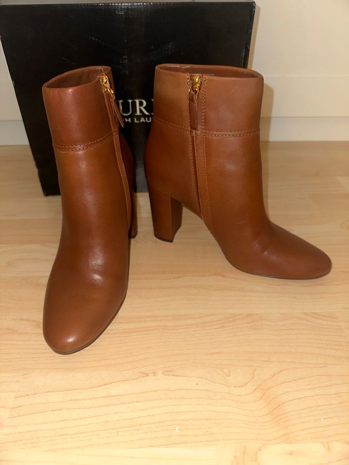 Original Ralph Lauren Leder Stiefelette McKay Gr. 40 1x getragen in Schwanewede