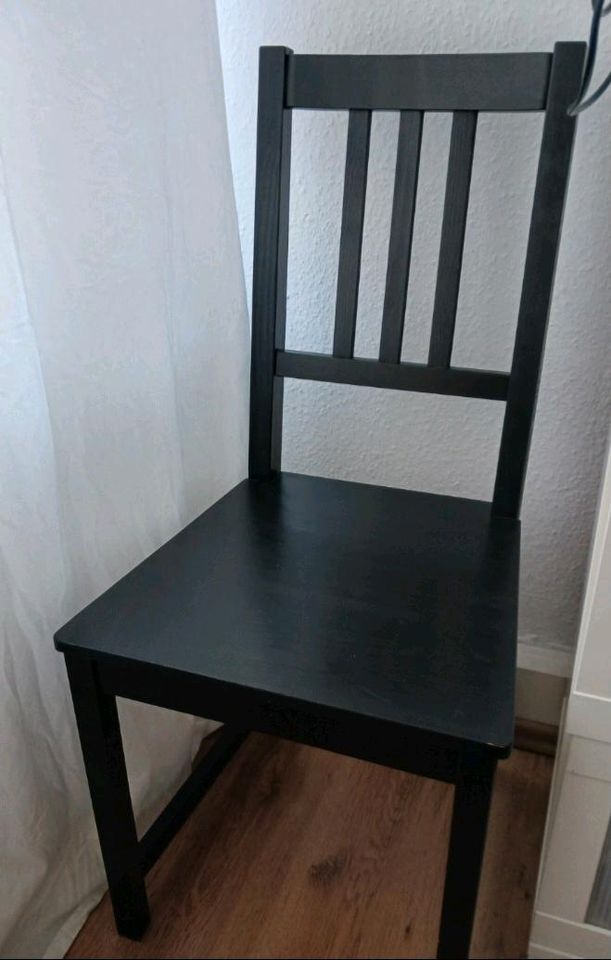 Ikea 3er Stuhl Set,  Holz, schwarz in Kiel