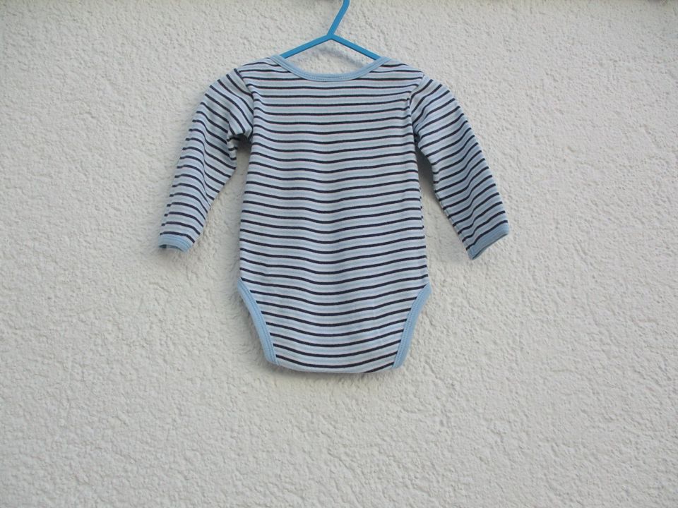 TOPOMINI Body hellblau weiß blau gestreift Unisex 62 68 in Ravensburg