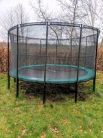 Trampolin Deluxe*Ampel 24*430cm*gut erhalten*mit Aufbauanleitung Dithmarschen - Burg (Dithmarschen) Vorschau