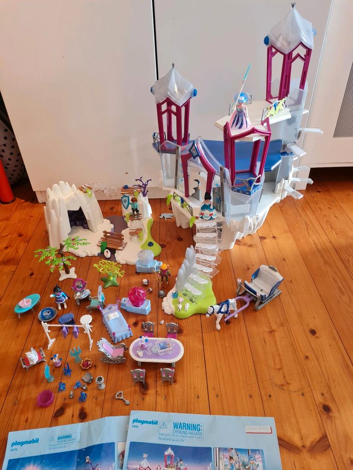 Kleines und großes Playmobil Eisschloss in Wyhl