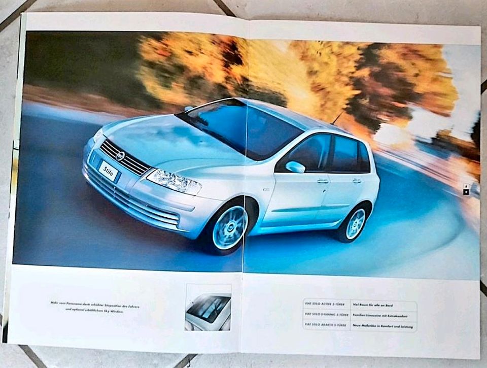 Prospekt + Preisliste Fiat Stilo 2002 in Hildesheim