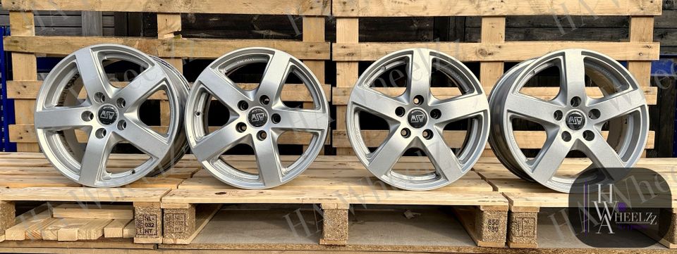 GUTER ZUSTAND ➡️ Dacia Nissan Renault Alufelgen 5x114,3 MSW55 Silber Felgen Alufelgen 16 Zoll ➡️ Duster Juke Leaf Primera Pulsar Qashqai J10 J11 X-Trail T30 T31 Kadjar Laguna Fluence Megane Z RFB Zoe in Bünde