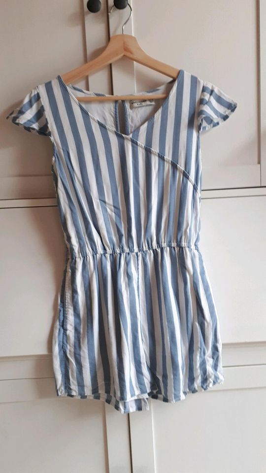 Abercrombie Jumpsuit Overall Sommer Gr. 146 152 Blau Weiß in Boppard