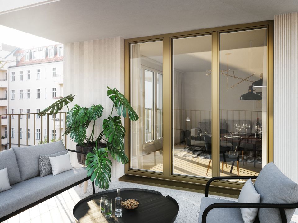 2-Zimmer-Wohnung mit einladender Terrasse in Berlin