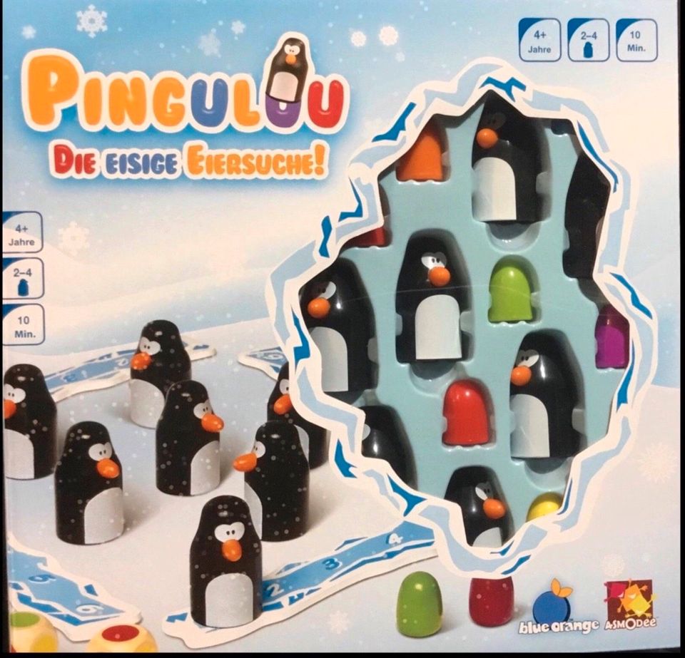Pingulu Die eiskalte Eiersuche Pinguin Gesellschaftsspiel 2-4 Spi in Warendorf