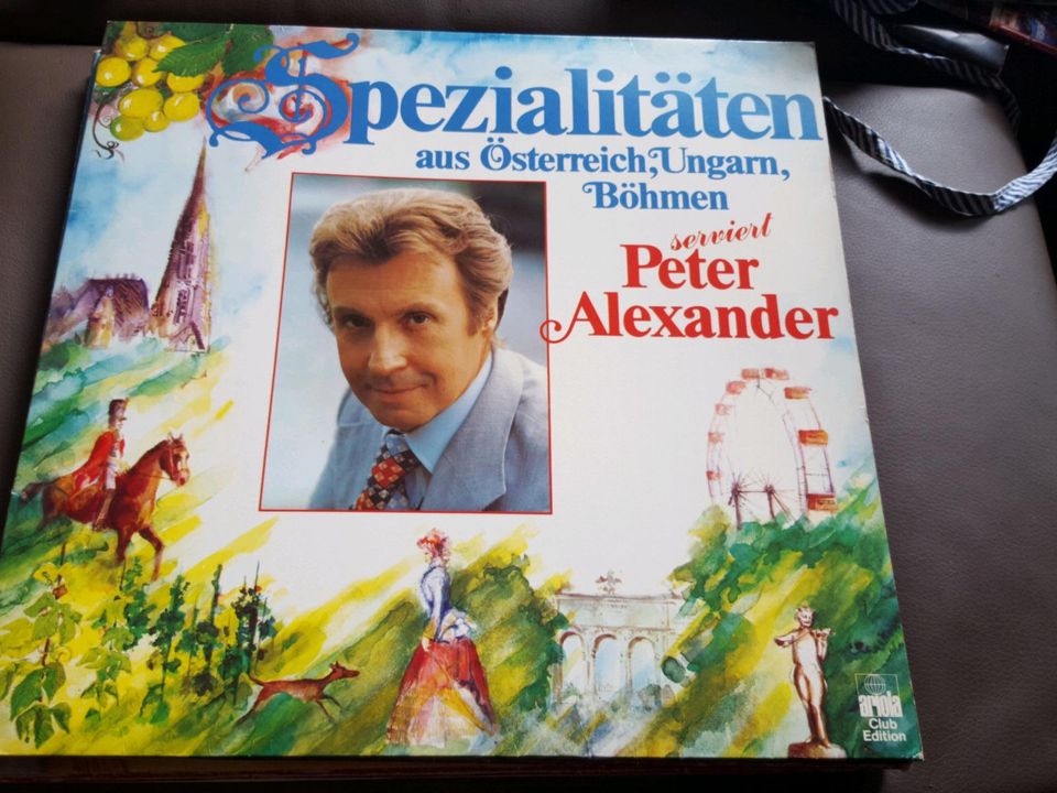 Schallplatte Volksmusik Peter Alexander Böhmen Ungarn Österreich in Görisried