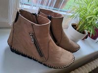 Gemini Schuhe köchelhoch, Stiefelette hellbraun Gr 39 Berlin - Hohenschönhausen Vorschau