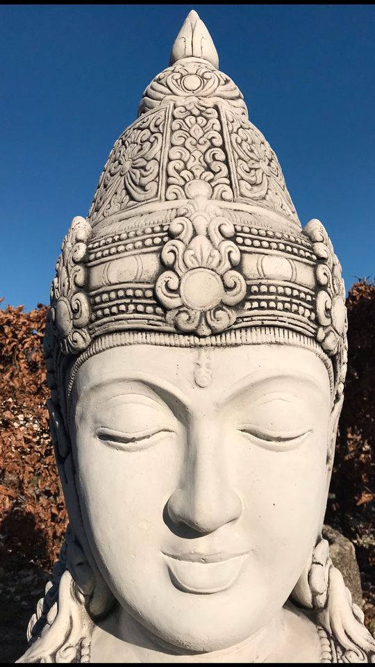 ⛩Shiva Buddhabüste 110cm 180kg Buddhakopf Buddha Tempelbuddha⛩ in Schönefeld