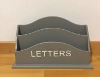 LETTERS Organizer Briefablage Utensilien Schreibtisch grau weiss Bayern - Ingolstadt Vorschau