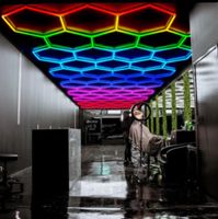 RGB Hexagon Lichtsystem Waben Friseur Friseur Garage Werkstatt Hamburg-Mitte - Hamburg St. Georg Vorschau