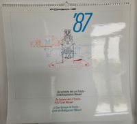 Porsche Kalender 1987 Das techn. Herz von Porsche Entw. Weissach Walle - Handelshäfen Vorschau