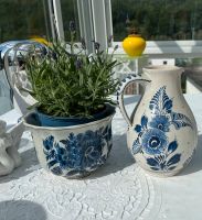 Delft ❗️Ensemble Holland Vase und Umtopf blau Dortmund - Brackel Vorschau