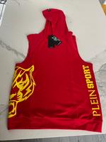 Philipp Plein Sport Sleevesless Hoodie Red Herren Gr. M / NEU Thüringen - Jena Vorschau