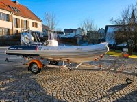 RIB Schlauchboot 480 Set mit Trailer und 80 PS Honda Außenborder Bayern - Thurmansbang Vorschau