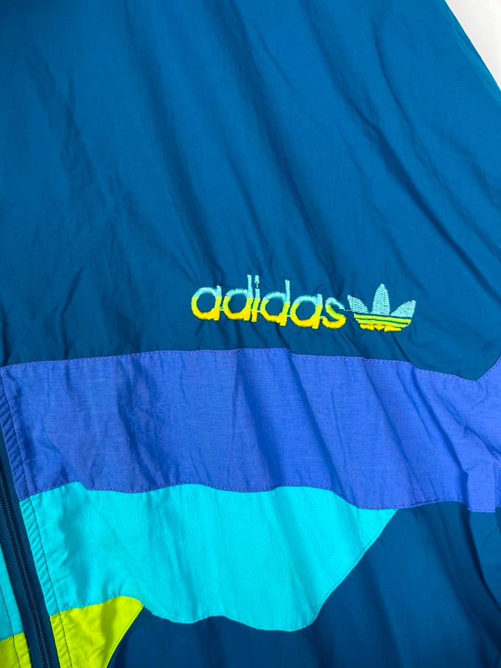 Vintage Adidas Jacke - Retro Trainingsjacke - Oldschool - Gr. L in Neuenhaus