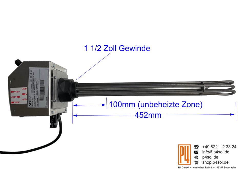 my-PV ELWA 3.440Wp, Heizstab 2.000W, Angebot März. 2024 in Bubesheim