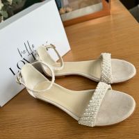 Sandals Ivy Flat hello lovely shoes Brautschuhe Ivory Nordrhein-Westfalen - Korschenbroich Vorschau