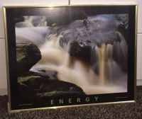 Foto Gemälde Bild Wandbild „Energy“ Wasserfall Natur Deko Gold Bielefeld - Brackwede Vorschau