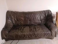 Ledersofa, Vintage Look, braun Bayern - Cadolzburg Vorschau