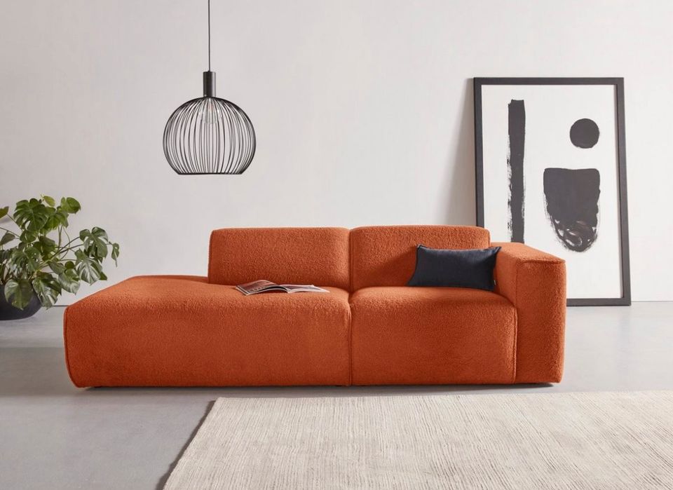 andas 2 Sitzer Noord Luxus-Microfaser Sofa Couch Recamiere in Wittenburg