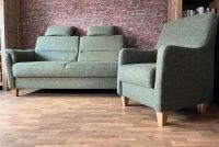 Sofa mit verstellbaren Kopfstützen + Sessel Nordrhein-Westfalen - Meerbusch Vorschau
