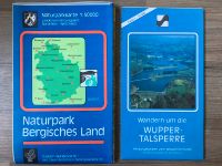 Zwei Naturparkkarten 1:50.000 Teil 2 Wuppertal - Elberfeld Vorschau