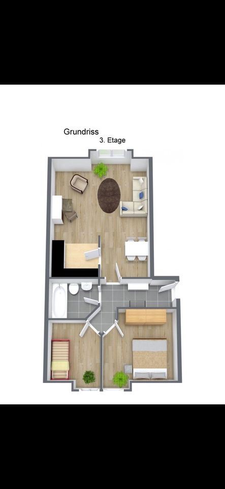 3 Zimmer Mietwohnung in Haiterbach - Verfügbar ab Mitte Mai 2024 in Nagold