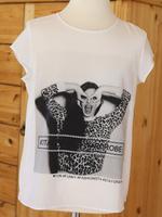 H&M BLUSE TUNIKA SHIRT GLITZER WEISS SCHWARZ 146/152 WIE NEU! Hessen - Felsberg Vorschau