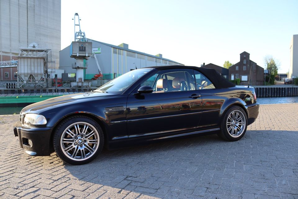 BMW E46 M3 Cabriolet | Schaltgetriebe, Carbonschwarz, Zimt leder in Emmerich am Rhein