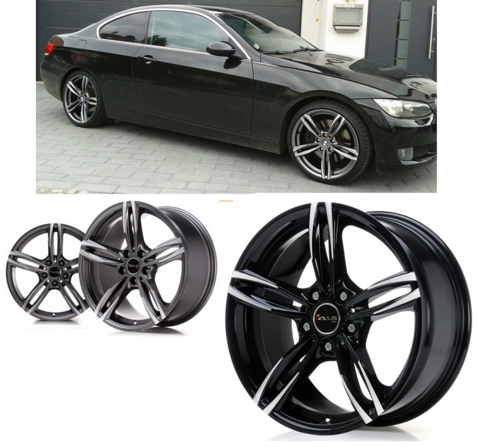 BMW 3er E90 E91 E92 19 Zoll Alufelgen 5x120 Sommerreifen Avus MB3 in Hattingen