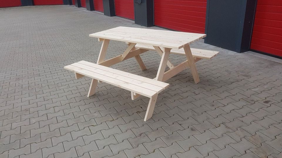 NEU Picknicktisch Sitzgruppe Gartengarnitur Biertisch 150cm 6-Ps in Schweitenkirchen