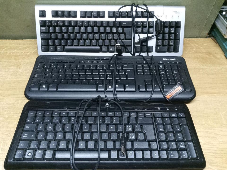 Tastatur USB Logitech Microsoft Fujitsu-Siemens in Weil am Rhein