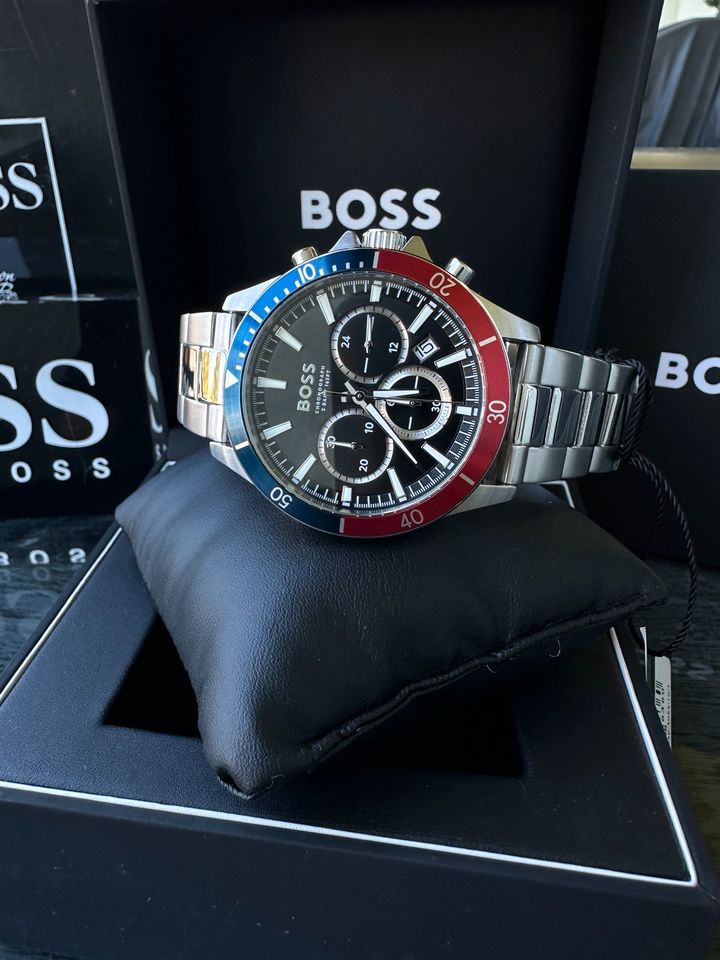 Hugo Boss Uhr Neu Herrenuhr Edelstahl Armbanduhr Chronograph in Essen