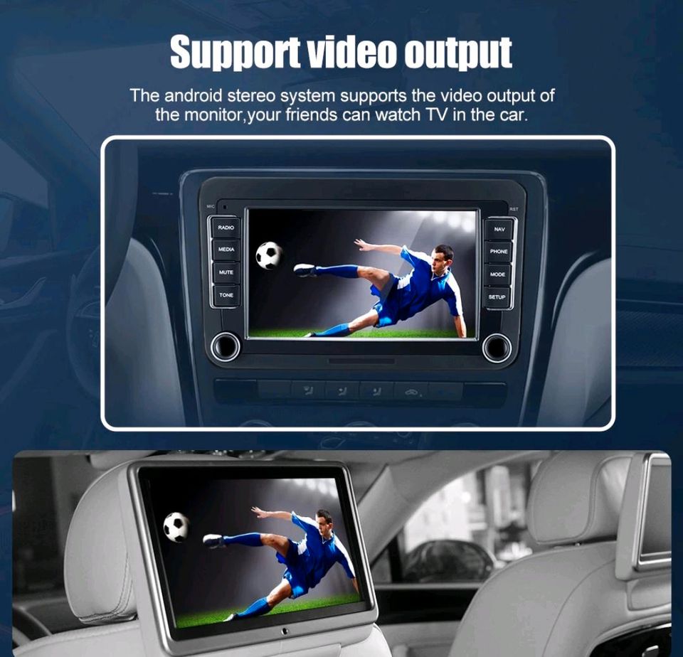 Bluetooth Navi VW Golf 5 6 Passat Touran Android Autoradio in Reinbek