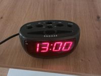 Wecker Tisch Uhr Digital schwarz rot Timer Funktion langes Kabel Hamburg-Mitte - Finkenwerder Vorschau