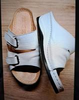 Damen Pantoffel-Leder-weiß Größe 37 GEMINI Bayern - Dasing Vorschau