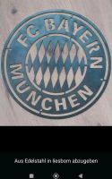 FC Bayern München Logo Metall Nordrhein-Westfalen - Wadersloh Vorschau